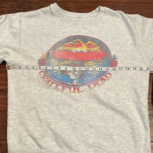 Junk Food Grateful Dead Band Distressed Graphic Pullover Sweatshirt Music - Picture 5 of 7